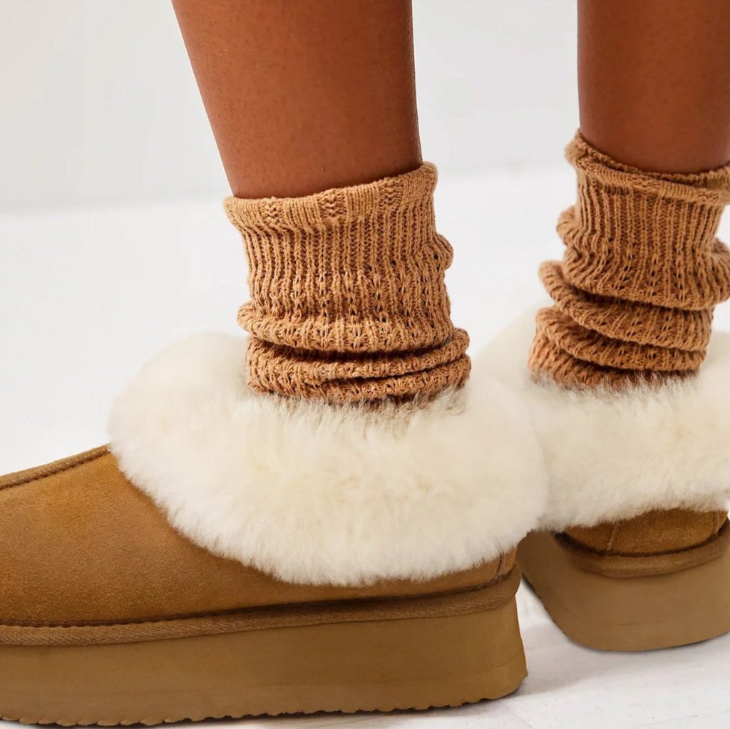 Puffies - Furry Platform Slippers